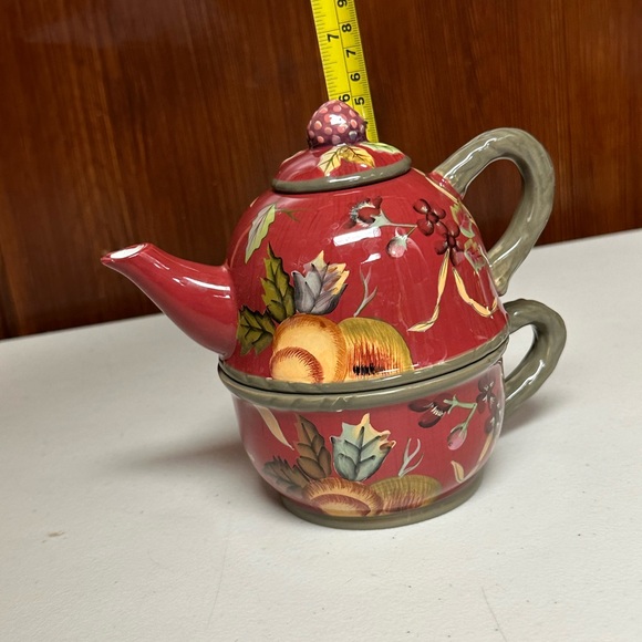 Tracy Porter Octavia Hill Collection Teapot with cup - Picture 7 of 13